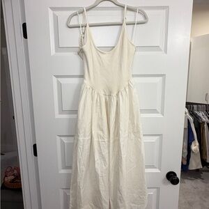 Free people scoop neck midi dress